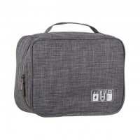 Carcasa Organizator Accesorii Electronice Gri 24,5x18,5x10cm 